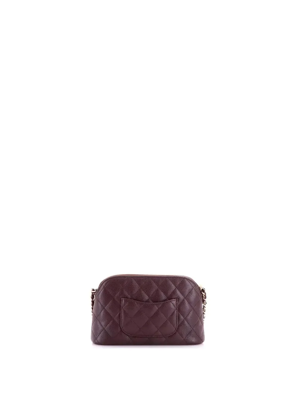 Chanel Cc Dome Zip Clutch With Chain #323587C40B